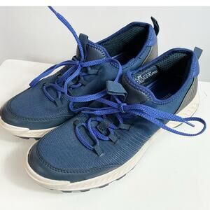 Baretraps Womens Malina Slip On Sneakers Navy Blue Shoes Size 8